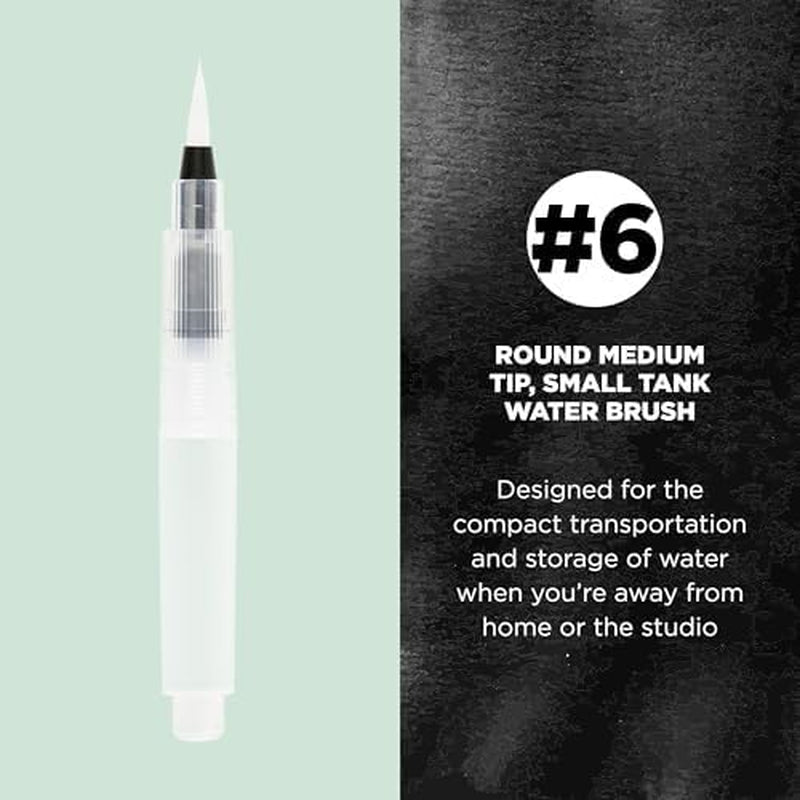 Koi Water Brush, 4 Ml Tank, Medium Brush Tip