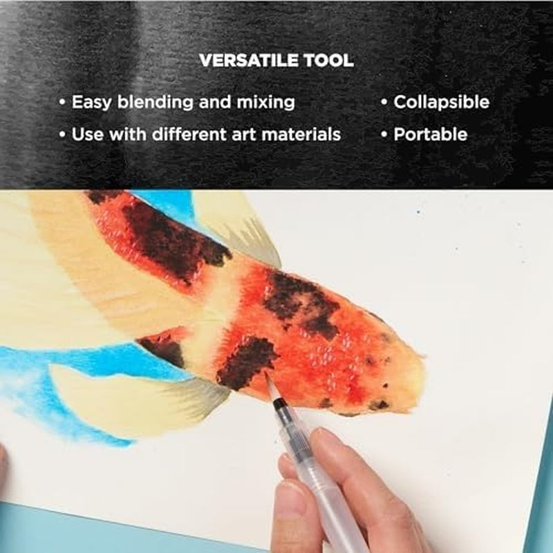 Koi Water Brush, 4 Ml Tank, Medium Brush Tip