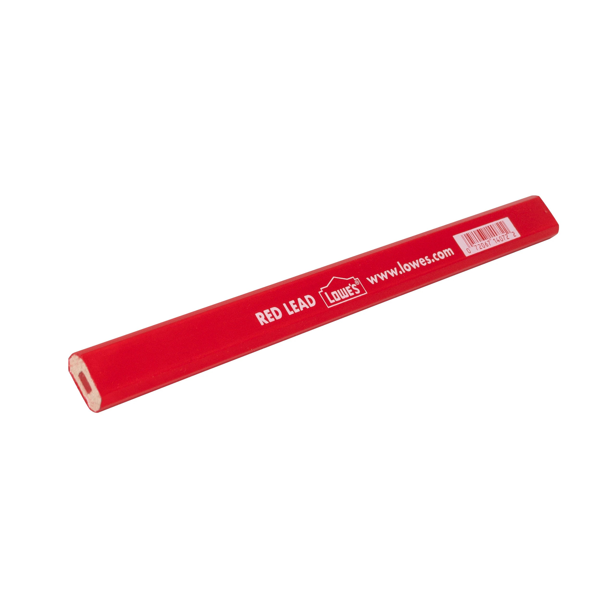 7 Inches Red Carpenter Pencil