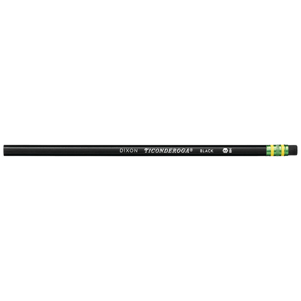 Wood-Cased Pencils, #2 HB Soft, Black, 24 Count
