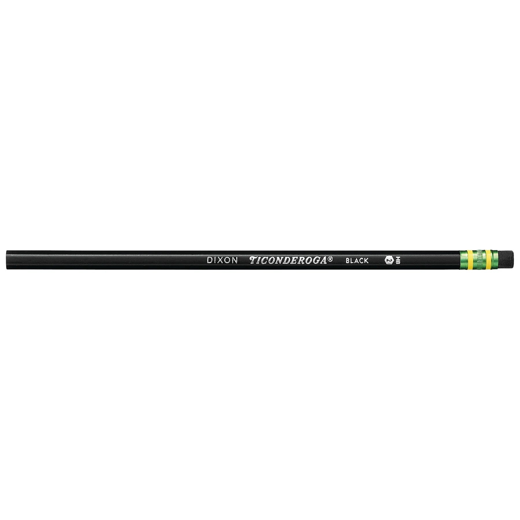 Wood-Cased Pencils, #2 HB Soft, Black, 24 Count