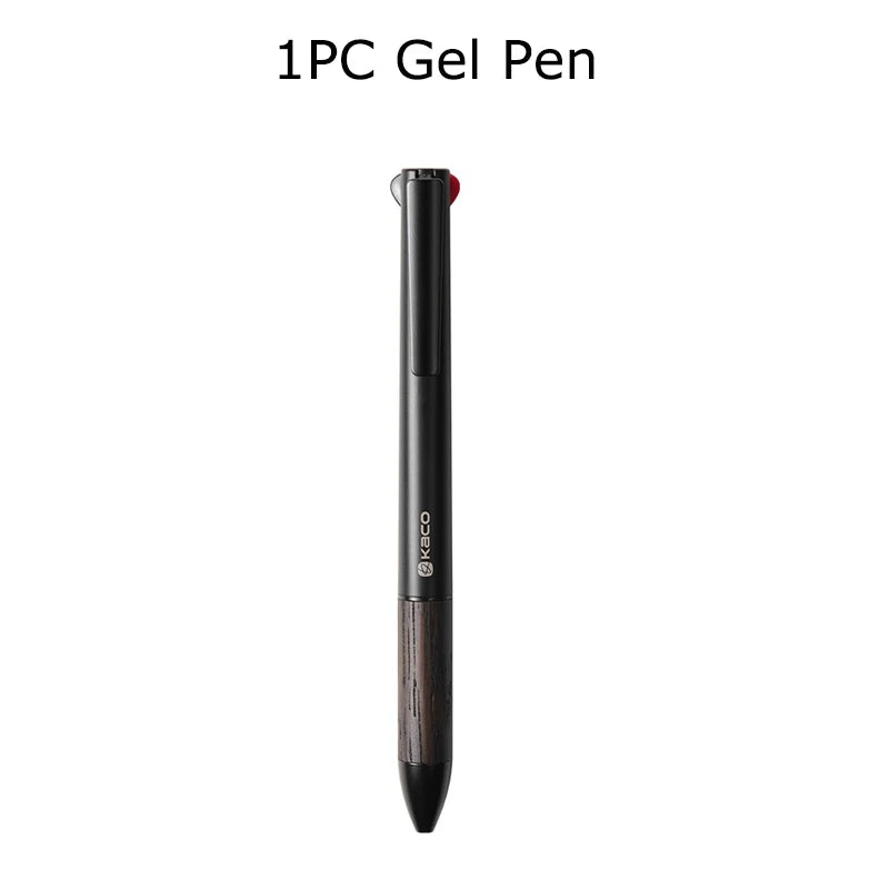 EASY Multifunctional Pen 0.5Mm Black/Red Gel Pens HB Mechanical Pencil Portable Smooth Write for Notes Highlight Sketching