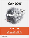 Canson Graduate Sketch Paper Pad, 9X12 In