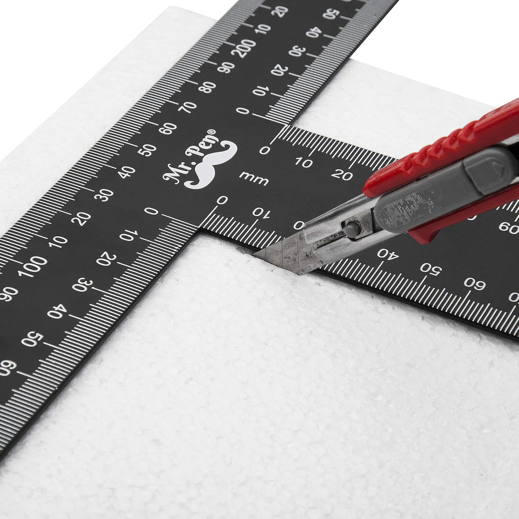 - T Square, T Ruler, 12 Inch Metal Ruler, T Square Ruler