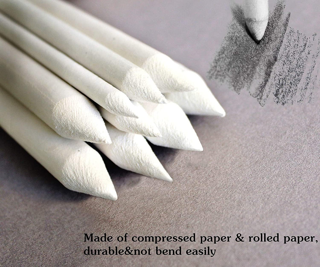 43 PCS Blending Stumps and Tortillions Paper Art Blenders Sketch Drawing