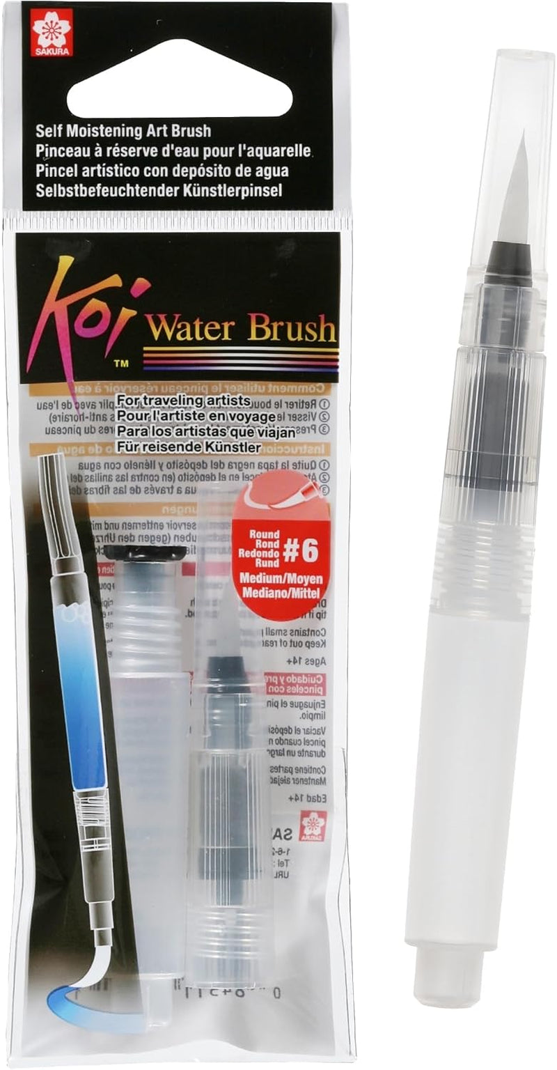 Koi Water Brush, 4 Ml Tank, Medium Brush Tip