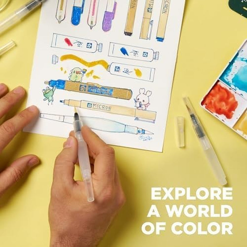 Koi Water Brush, 4 Ml Tank, Medium Brush Tip