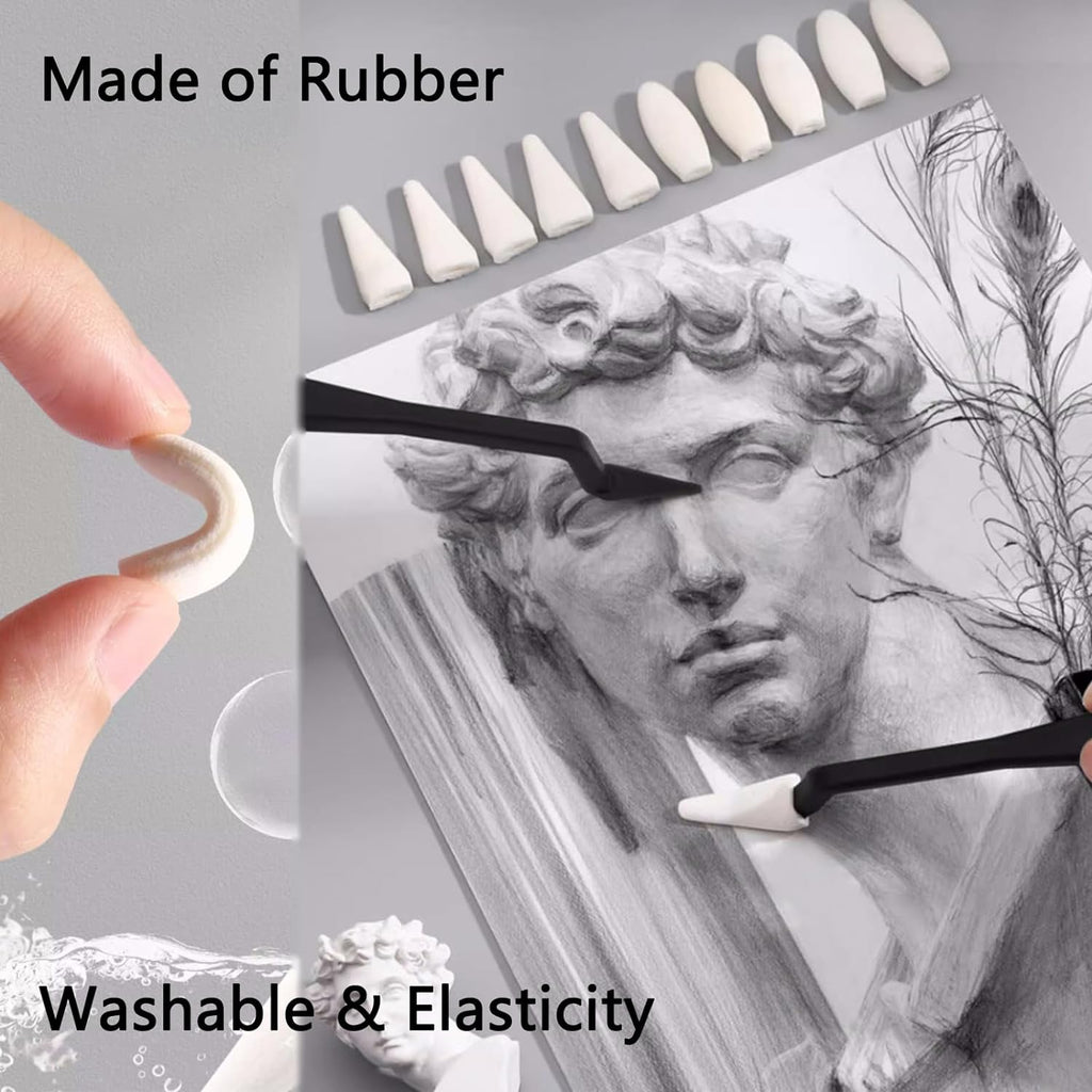 43 PCS Blending Stumps and Tortillions Paper Art Blenders Sketch Drawing