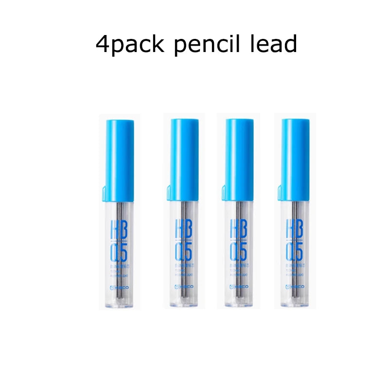 EASY Multifunctional Pen 0.5Mm Black/Red Gel Pens HB Mechanical Pencil Portable Smooth Write for Notes Highlight Sketching